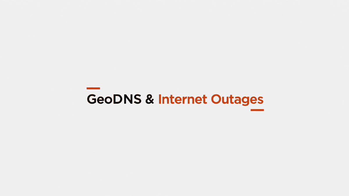 تصویر شاخص مقاله: نقش GeoDNS در قطعی اینترنت؛ راهکار افزایش دسترسپذیری سایت