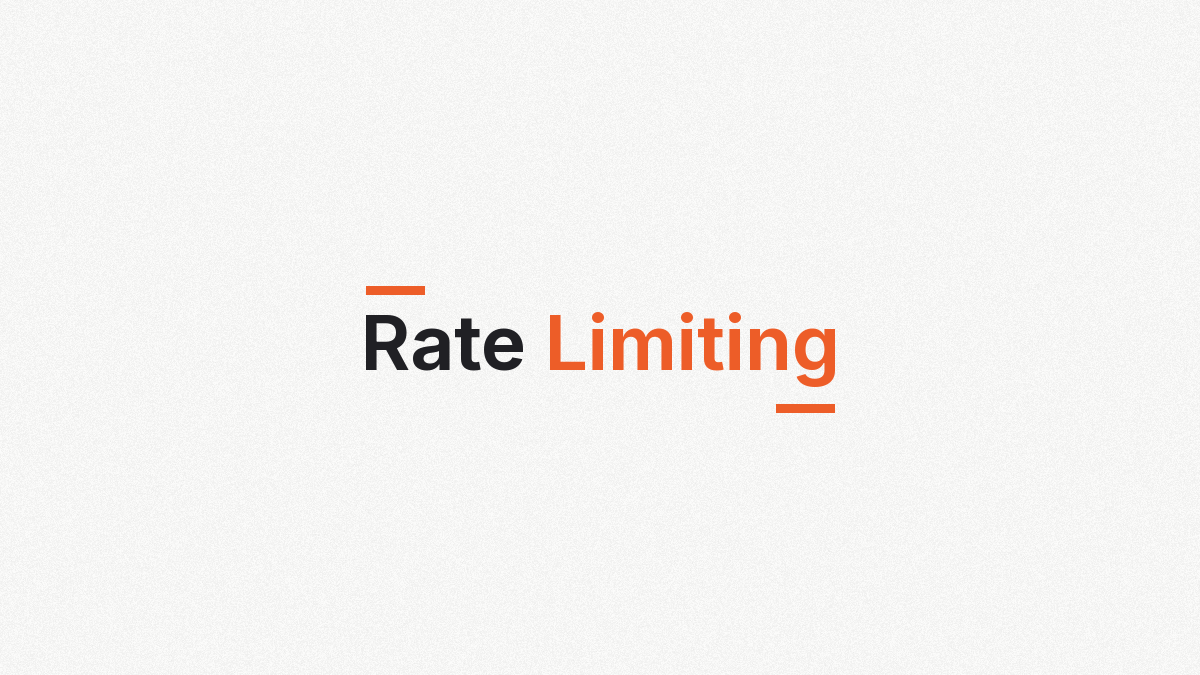 Rate Limiting چیست؟ راهنمای کامل محدودیت نرخ درخواست برای API و سرور 4 Rate Limiting چیست — تصویر شاخص